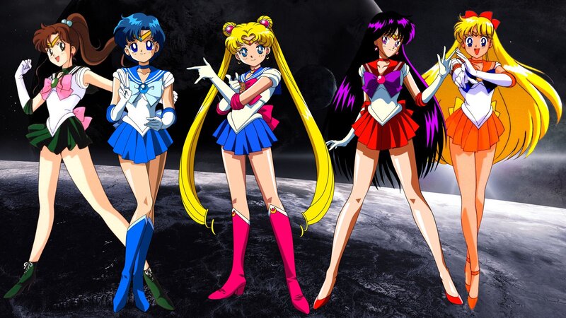 Sailor Scouts in space