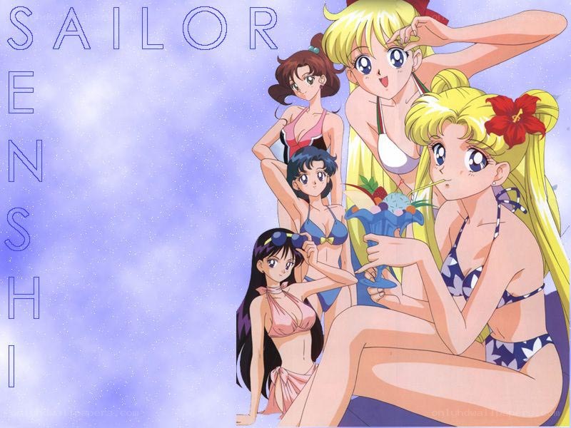 Sailor Senshi in swimsuits