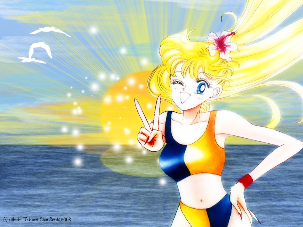 Sailor Venus at the beach