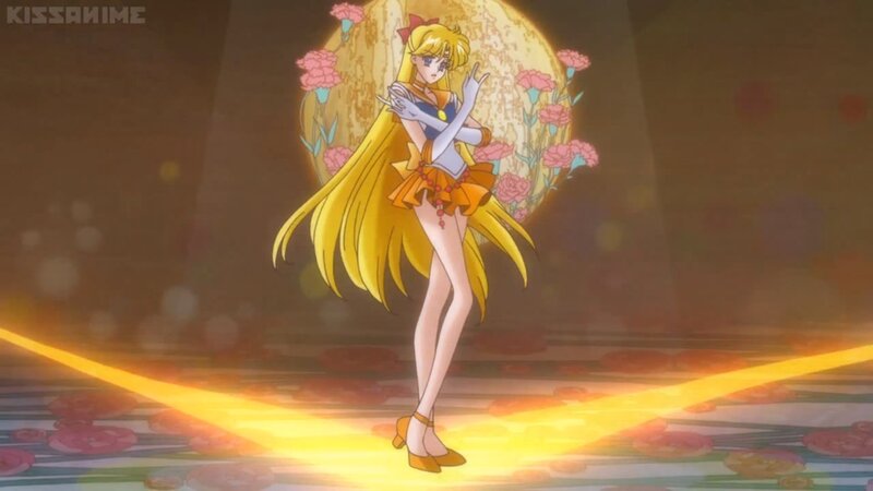 Sailor Venus Character — Yellow, Dramatic, Night, Anime