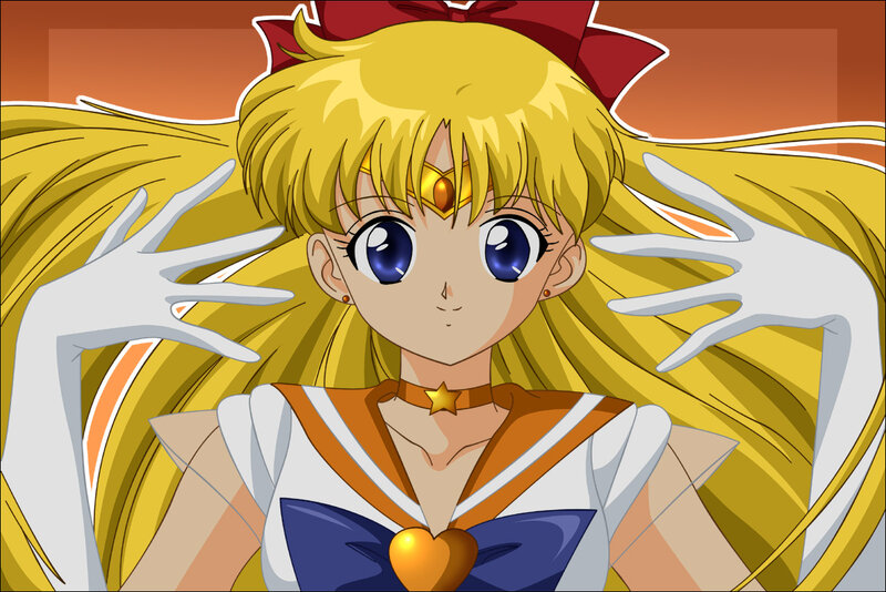 Sailor Venus Character — Yellow, Dramatic