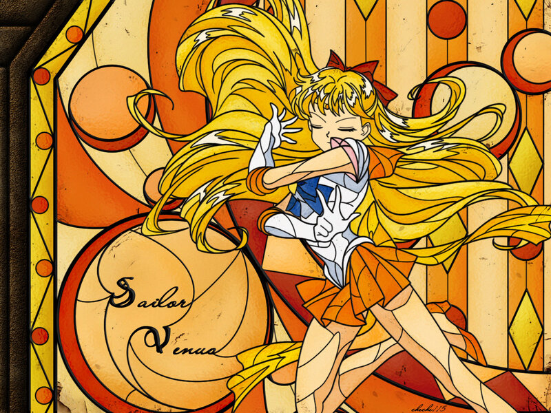 Sailor Venus Character — Yellow, Dynamic