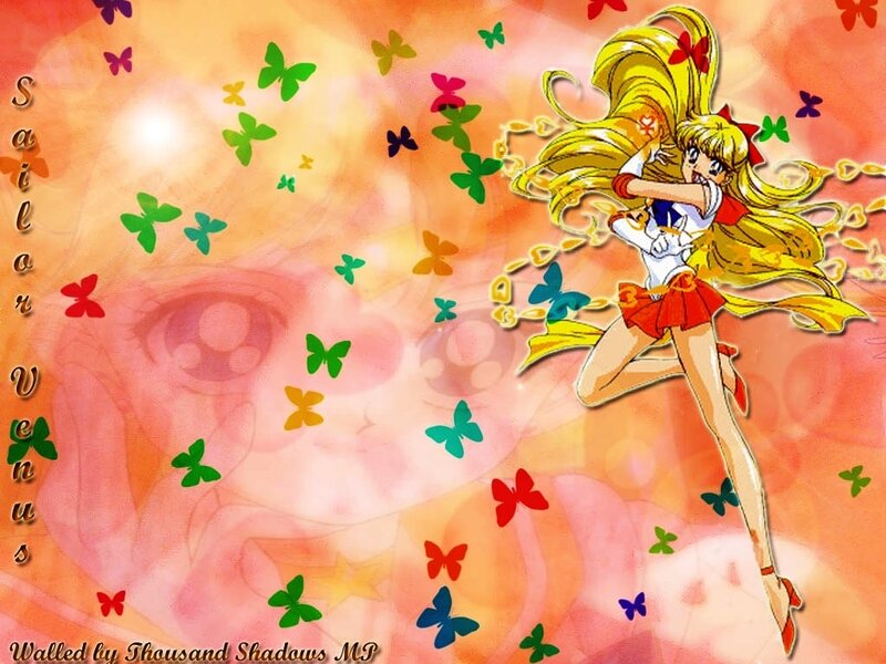 Sailor Venus in action