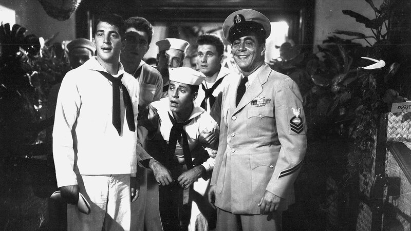Sailors and Officer in Uniform