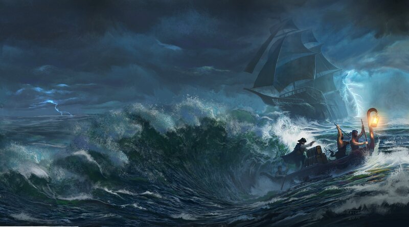 Sailors in a Rowboat