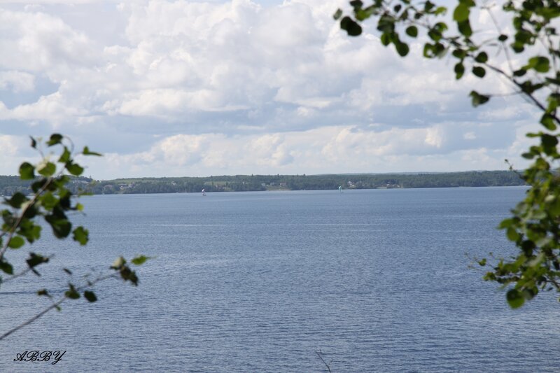 Sailors on a Lake
