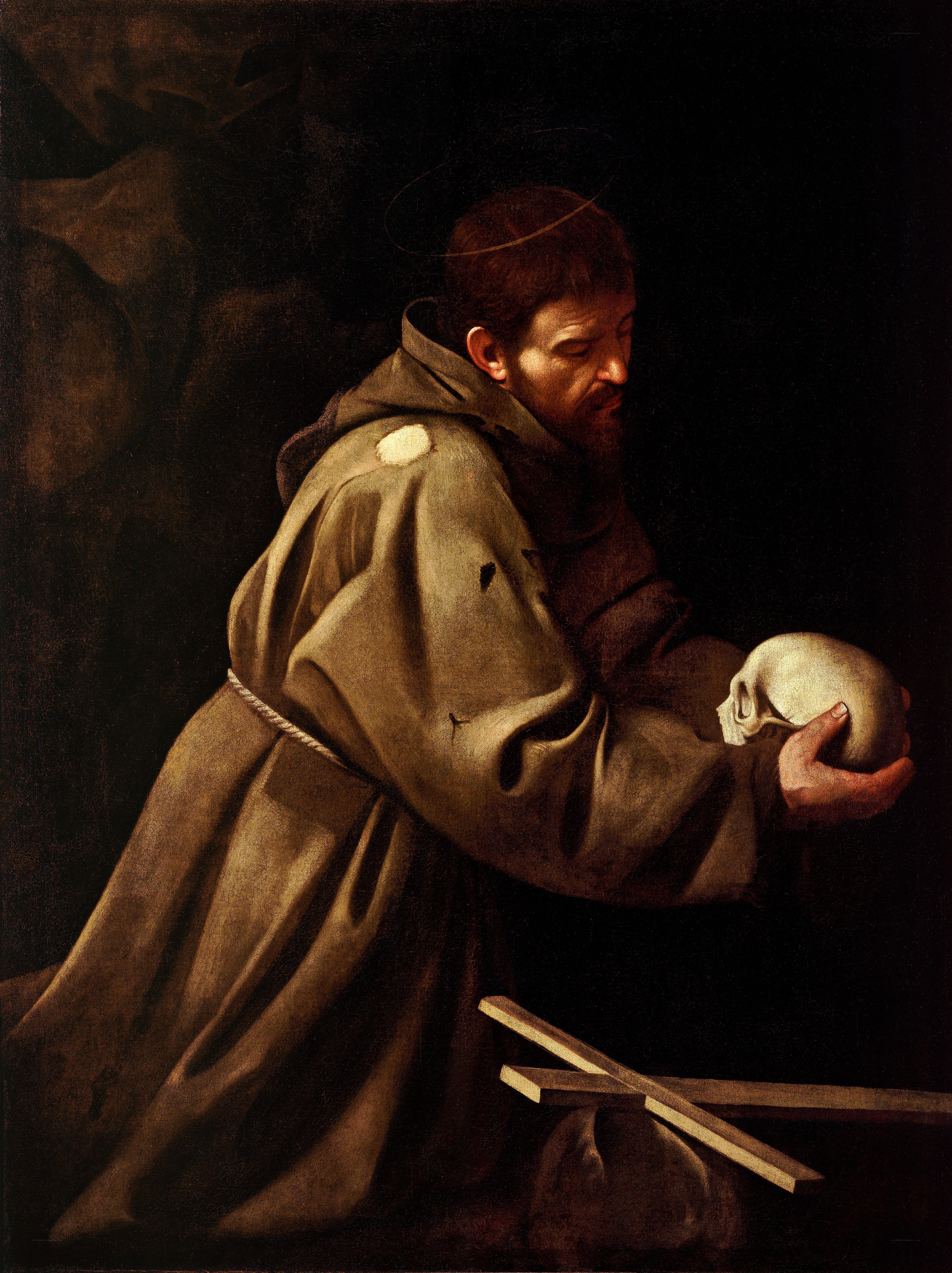 Saint Francis with a skull