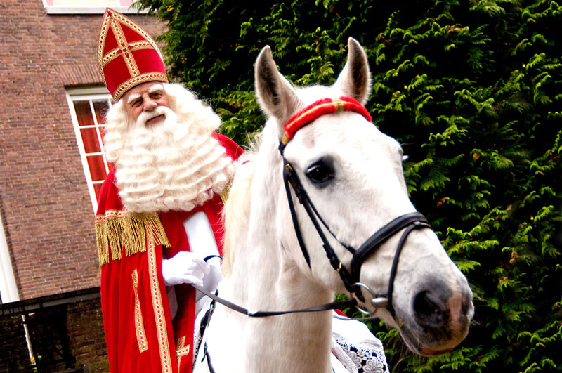 Saint Nicholas on White Horse