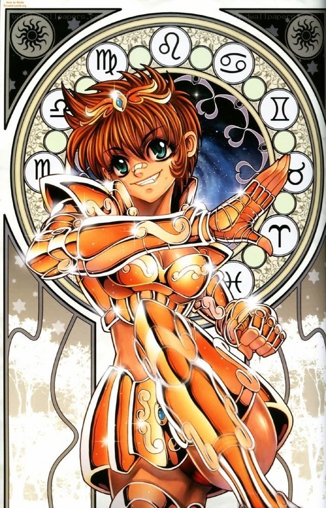 Saint Seiya character artwork