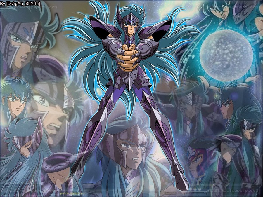 Saint Seiya character collage