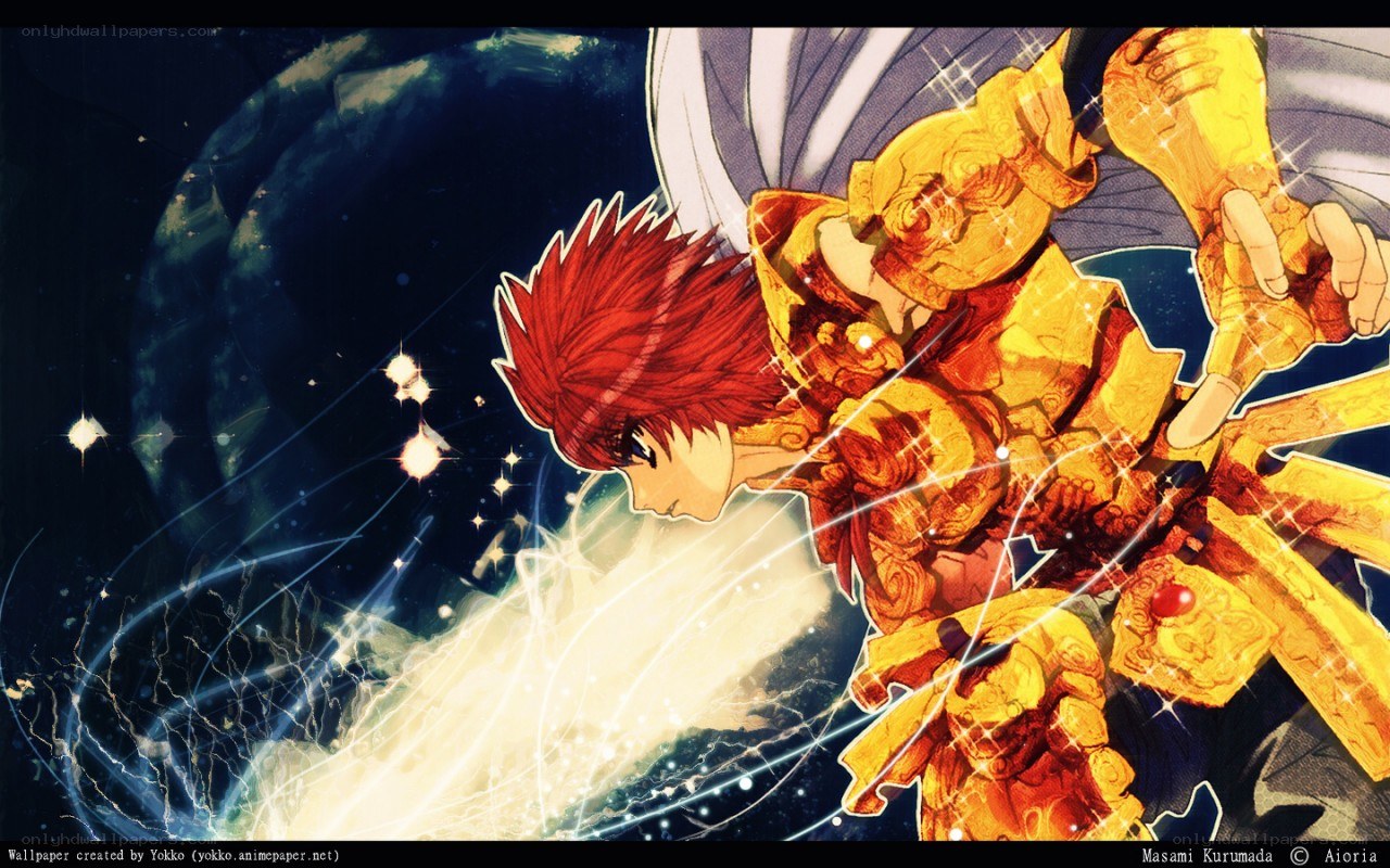 Saint Seiya character in action