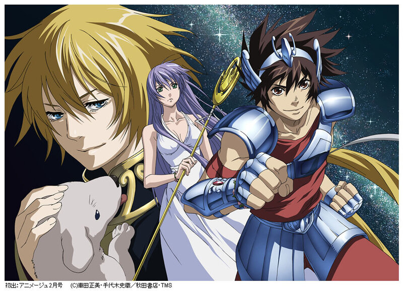 Saint Seiya characters in armor