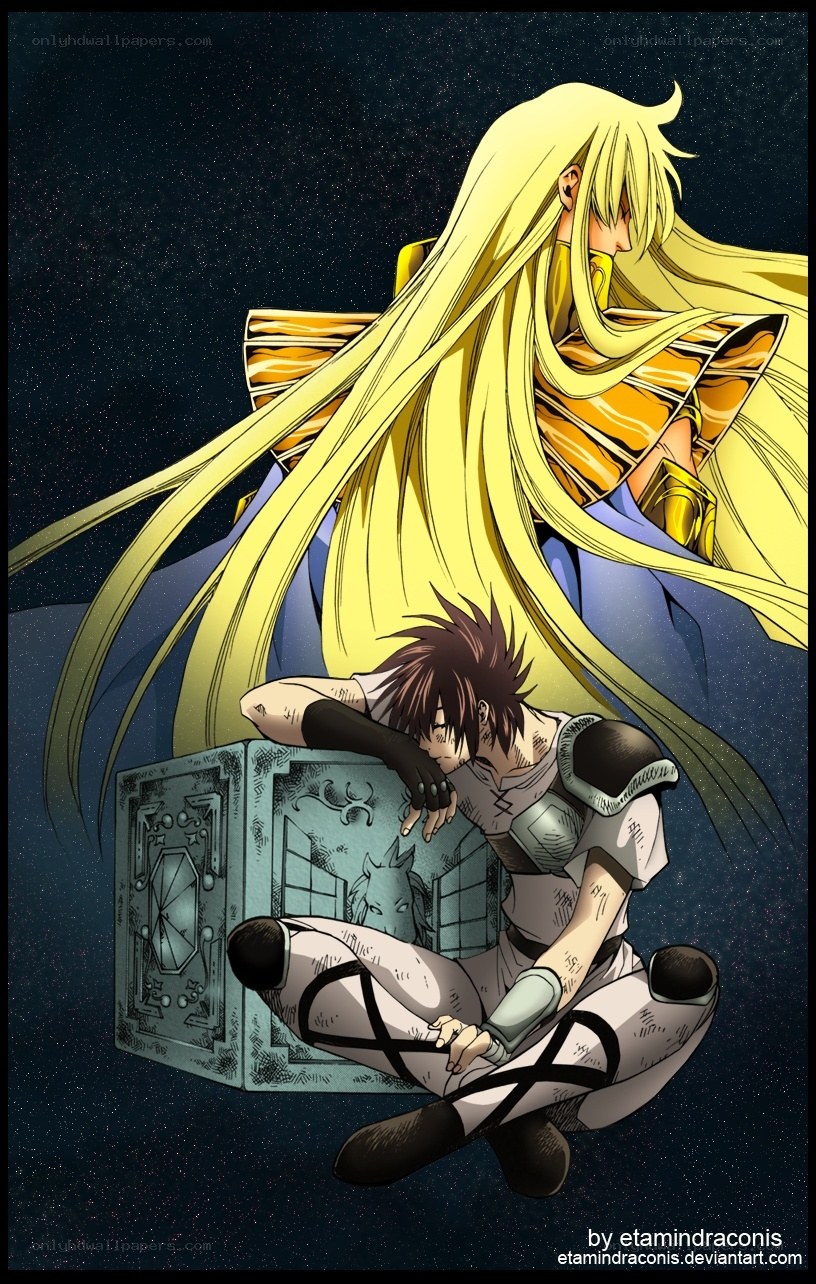 Saint Seiya characters in space