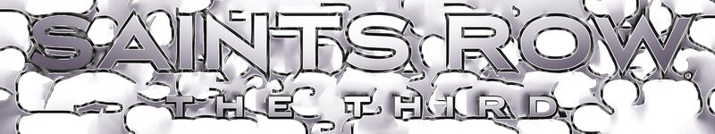 Saints Row Logo — Silver