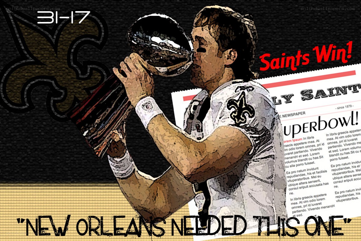 Saints Super Bowl Victory