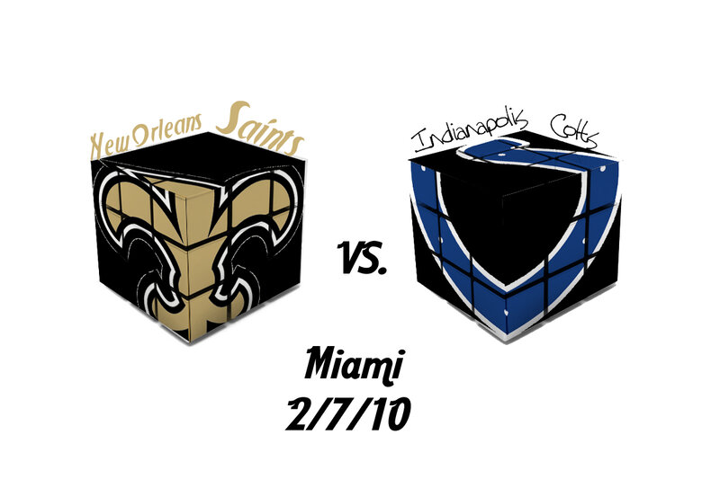 Saints vs Colts game promo