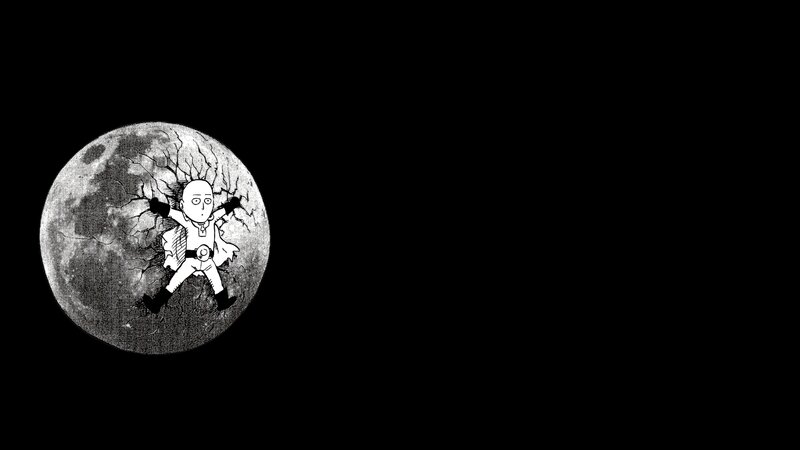 Saitama on the Moon
