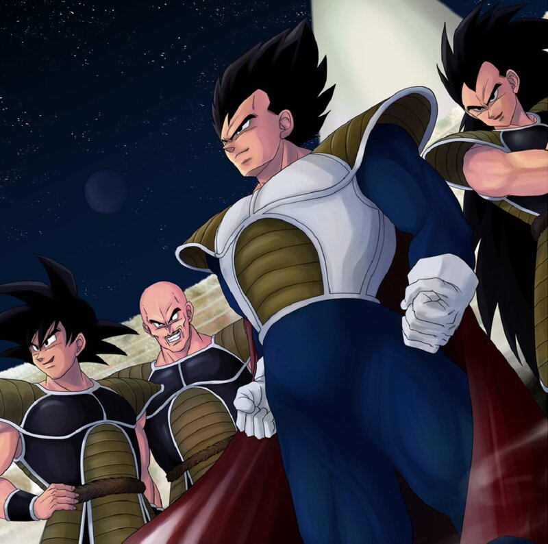 Saiyan Warriors in Formation