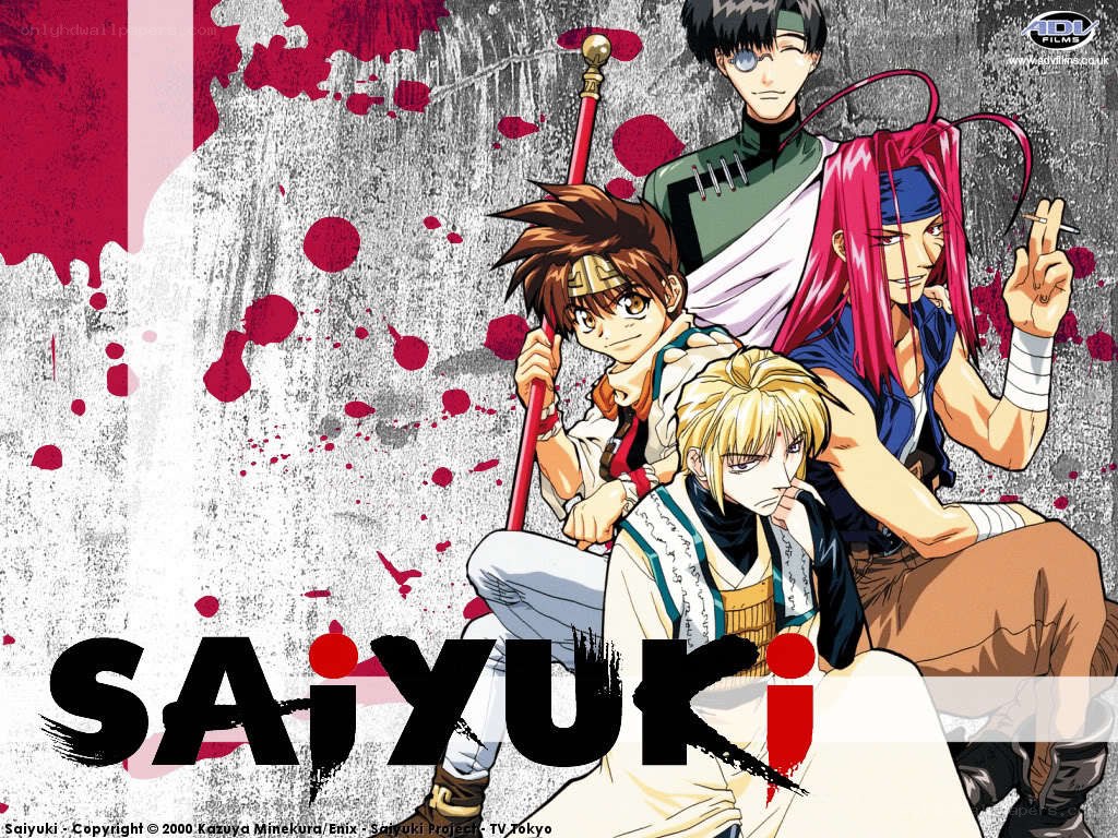 Saiyuki anime character art