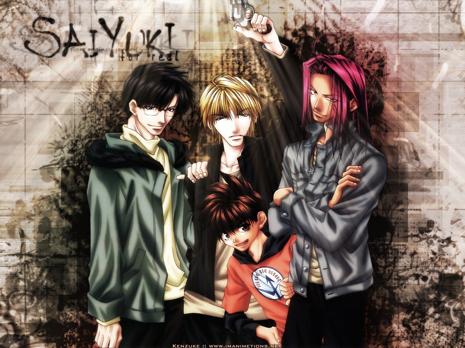 Saiyuki anime group portrait