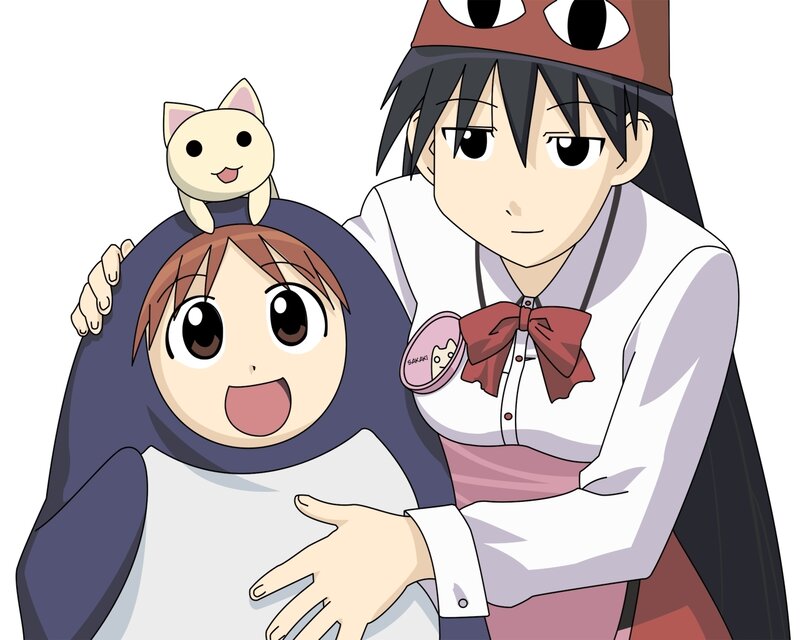 Sakaki and Chiyo from Azumanga Daioh
