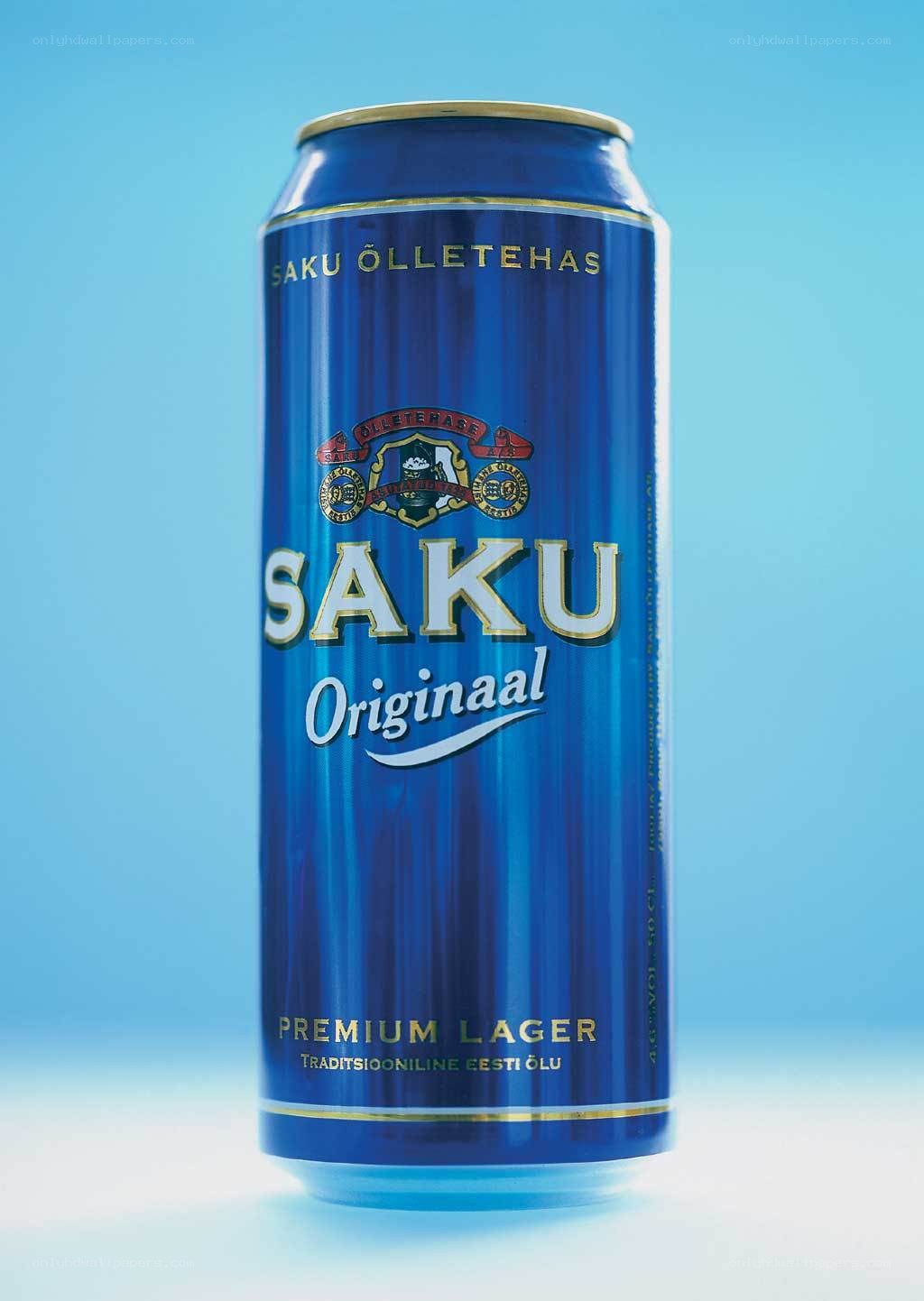 Saku Original beer can