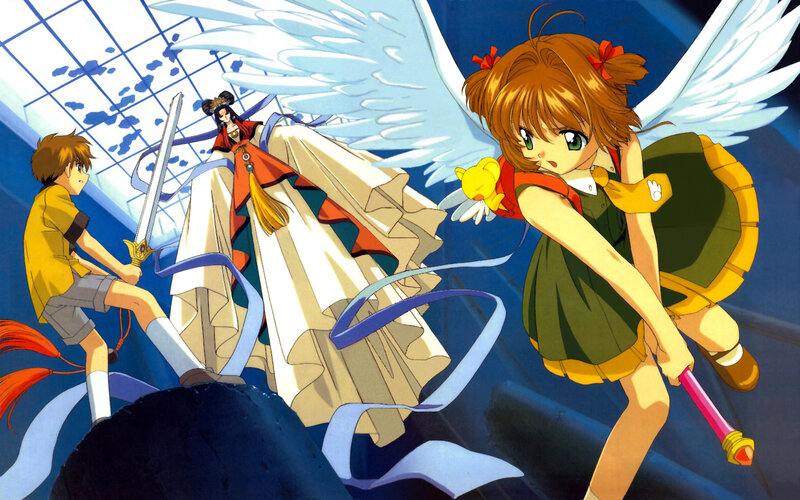Sakura and friends in action