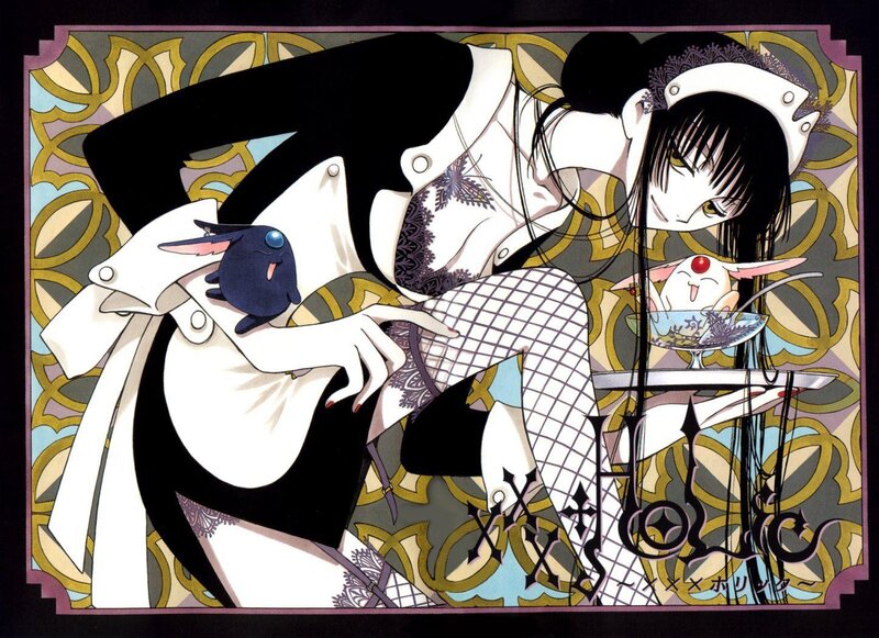 Sakura and Kero in a whimsical scene