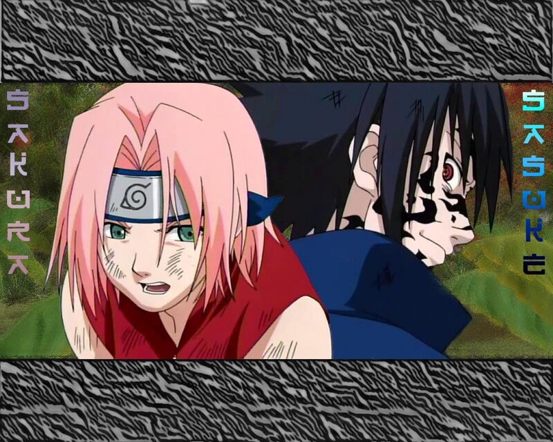 Sakura and Sasuke — Pink