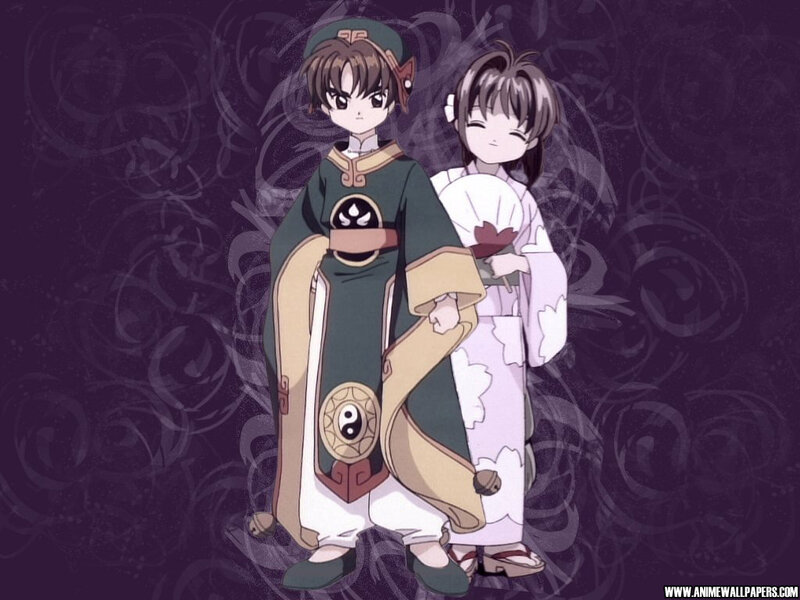 Sakura and Syaoran in traditional attire