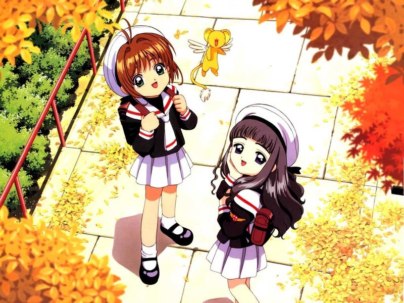Sakura and Tomoyo in autumn