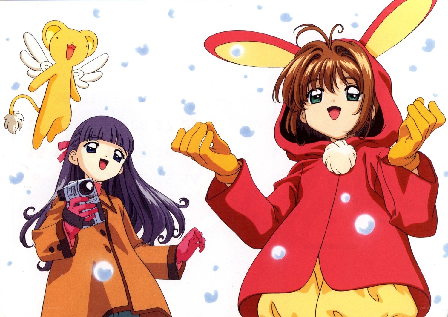 Sakura and Tomoyo in winter