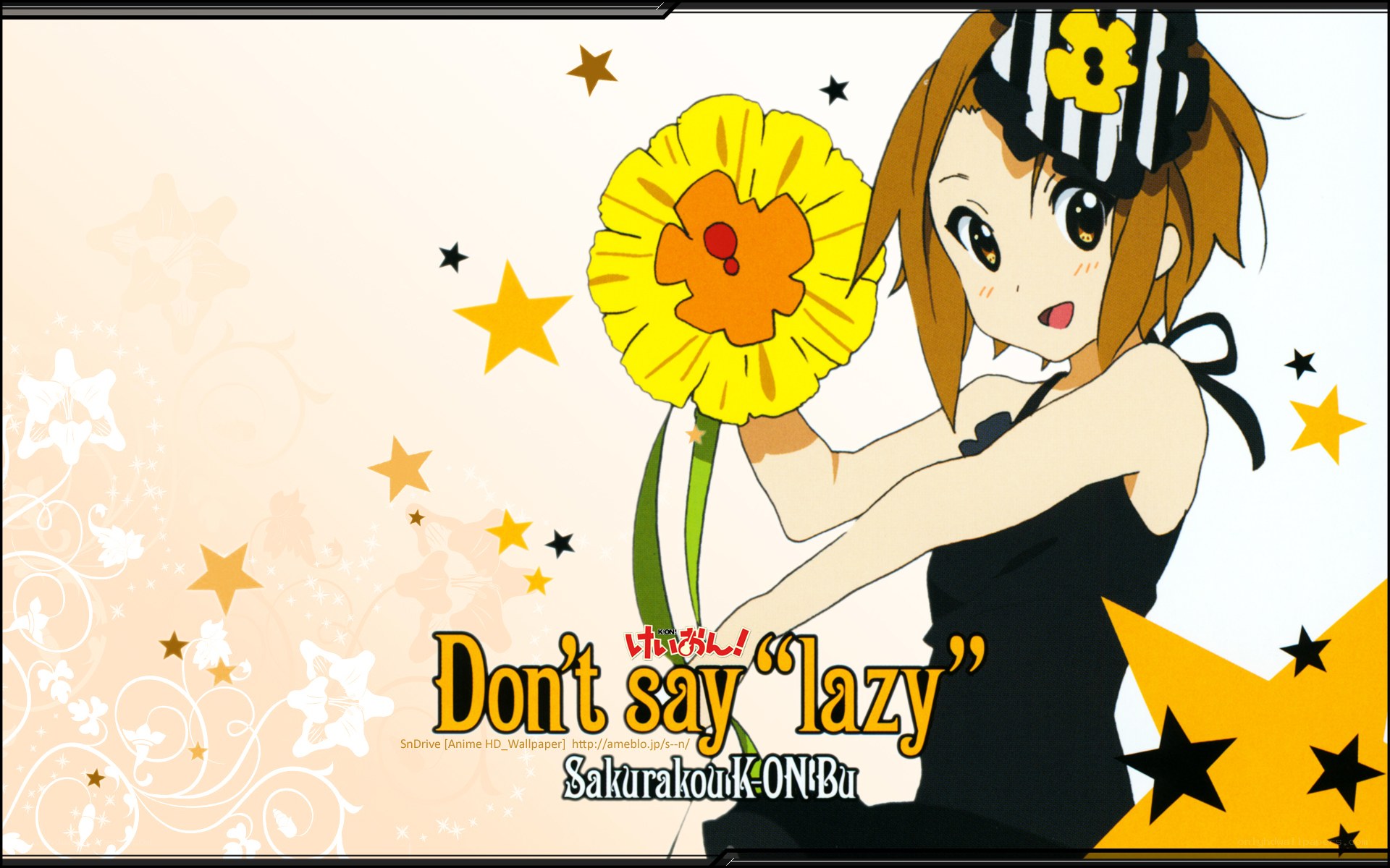 Sakura-chan with a flower