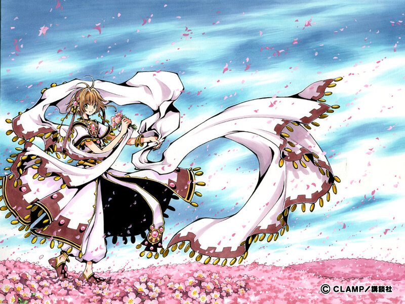 sakura dance in the wind