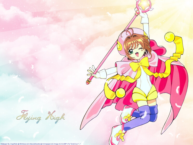 Sakura flying high
