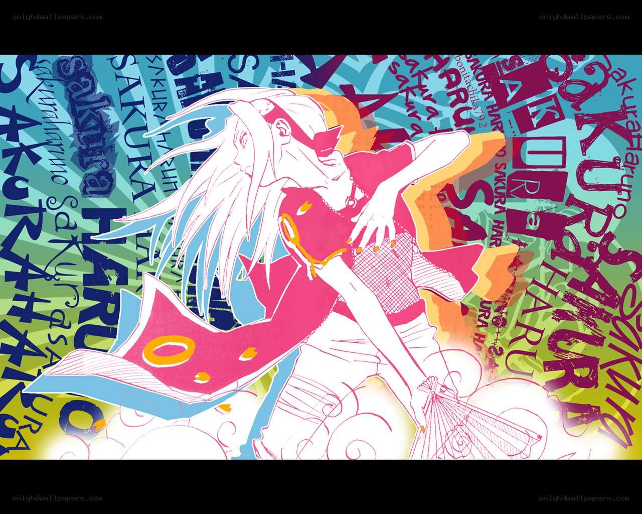 Sakura Haruno anime art