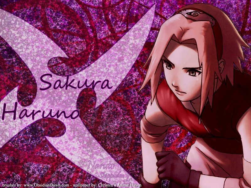 Sakura Haruno Character — Purple