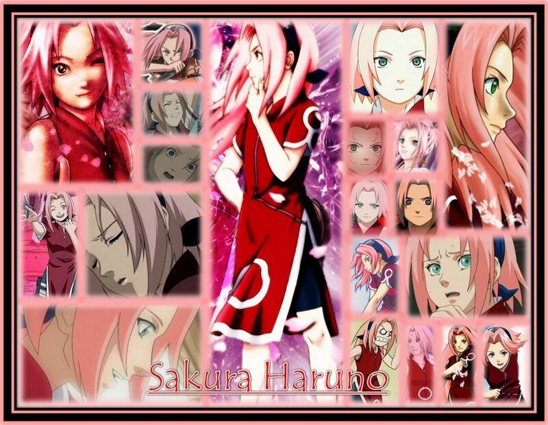 Sakura Haruno collage