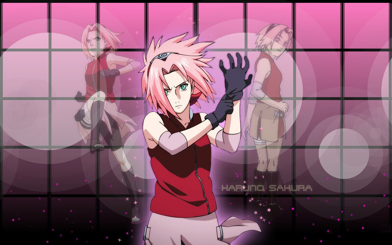 Sakura Haruno in action