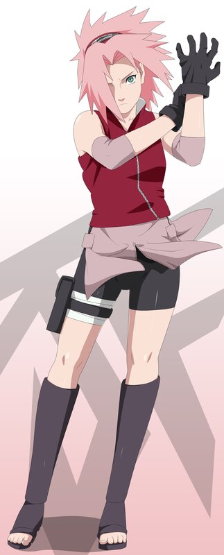 Sakura Haruno in action pose