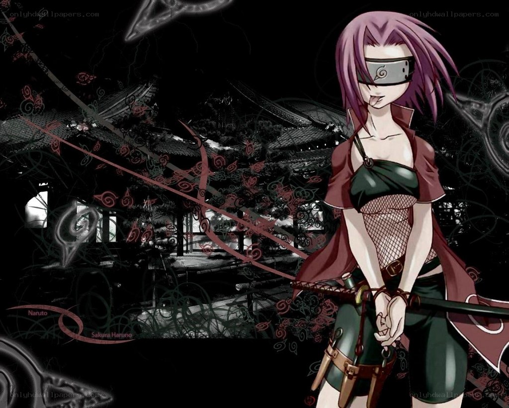 Sakura Haruno in dark setting