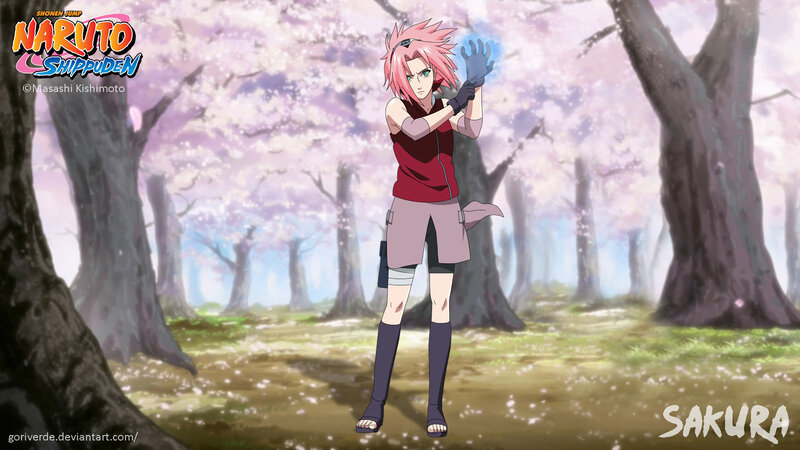 Sakura Haruno in Forest