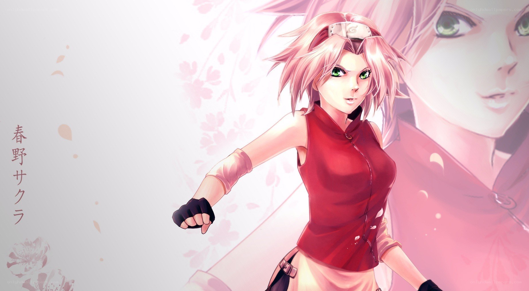 Sakura Haruno in red outfit