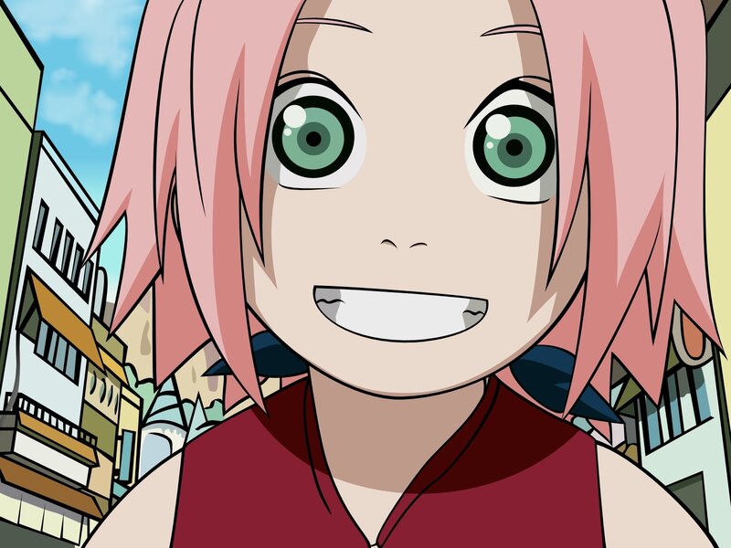 Sakura Haruno smiling