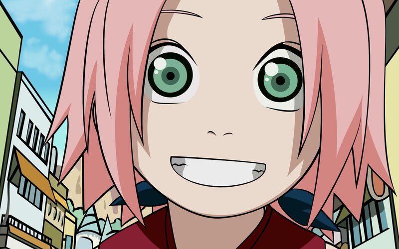 Sakura Haruno smiling