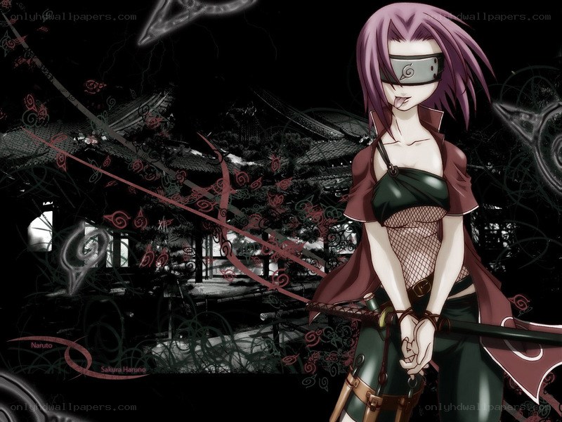 Sakura Haruno with sword