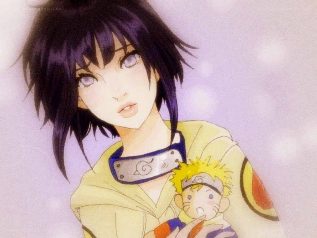 Sakura holding baby Naruto
