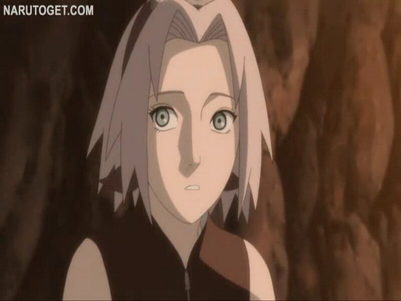 Sakura in a cave