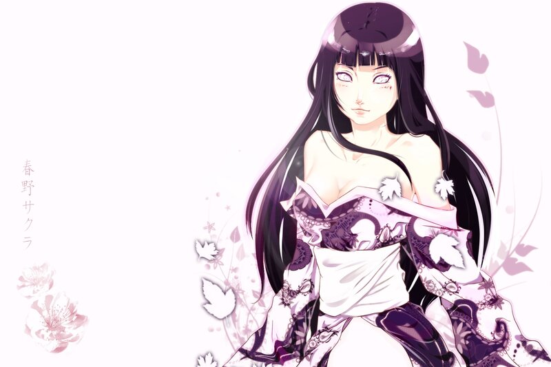 Sakura in a floral kimono
