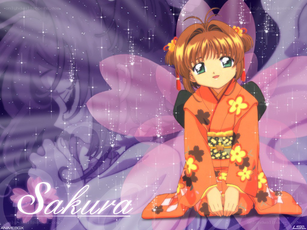 Sakura in a kimono